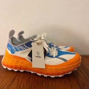 norda 001 orange trail runners